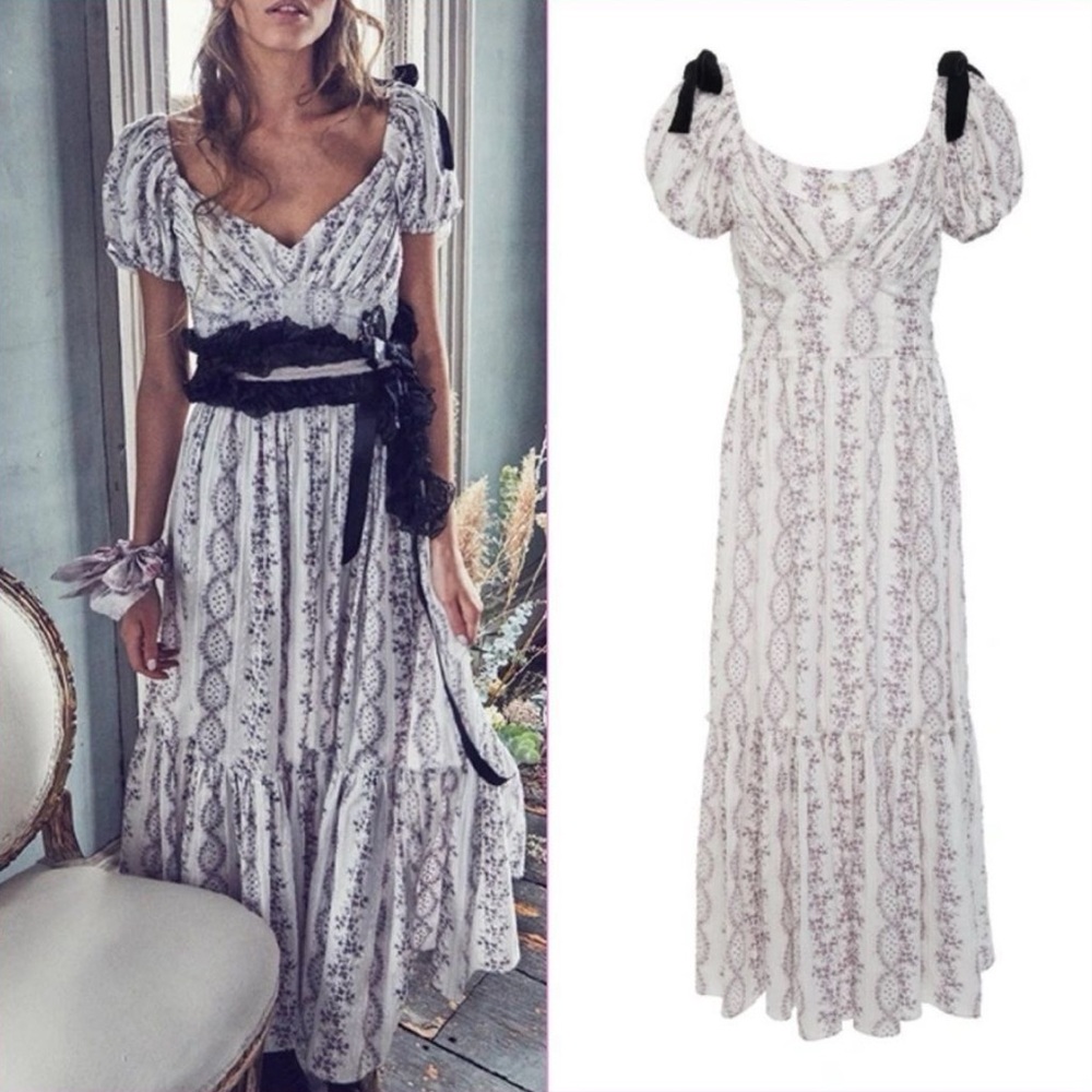 LOVESHACKFANCY CLASSIC ANGIE DRESS
